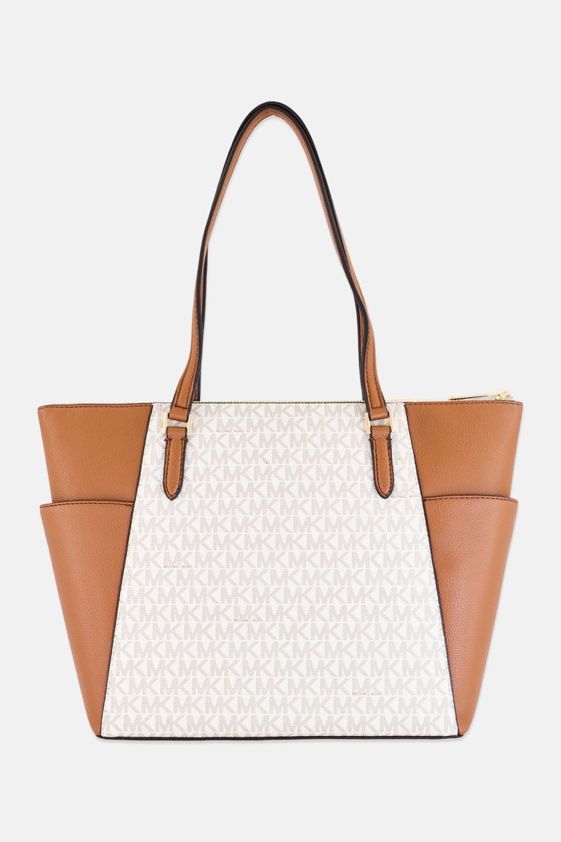 Michael Kors Women Brand Logo Tote Bag, Multicolor - Image 3